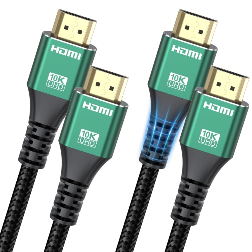 Cable HDMI 2.1 10K 8K 4K con soporte eARC para conectar laptop a monitor o HDTV sin latencia