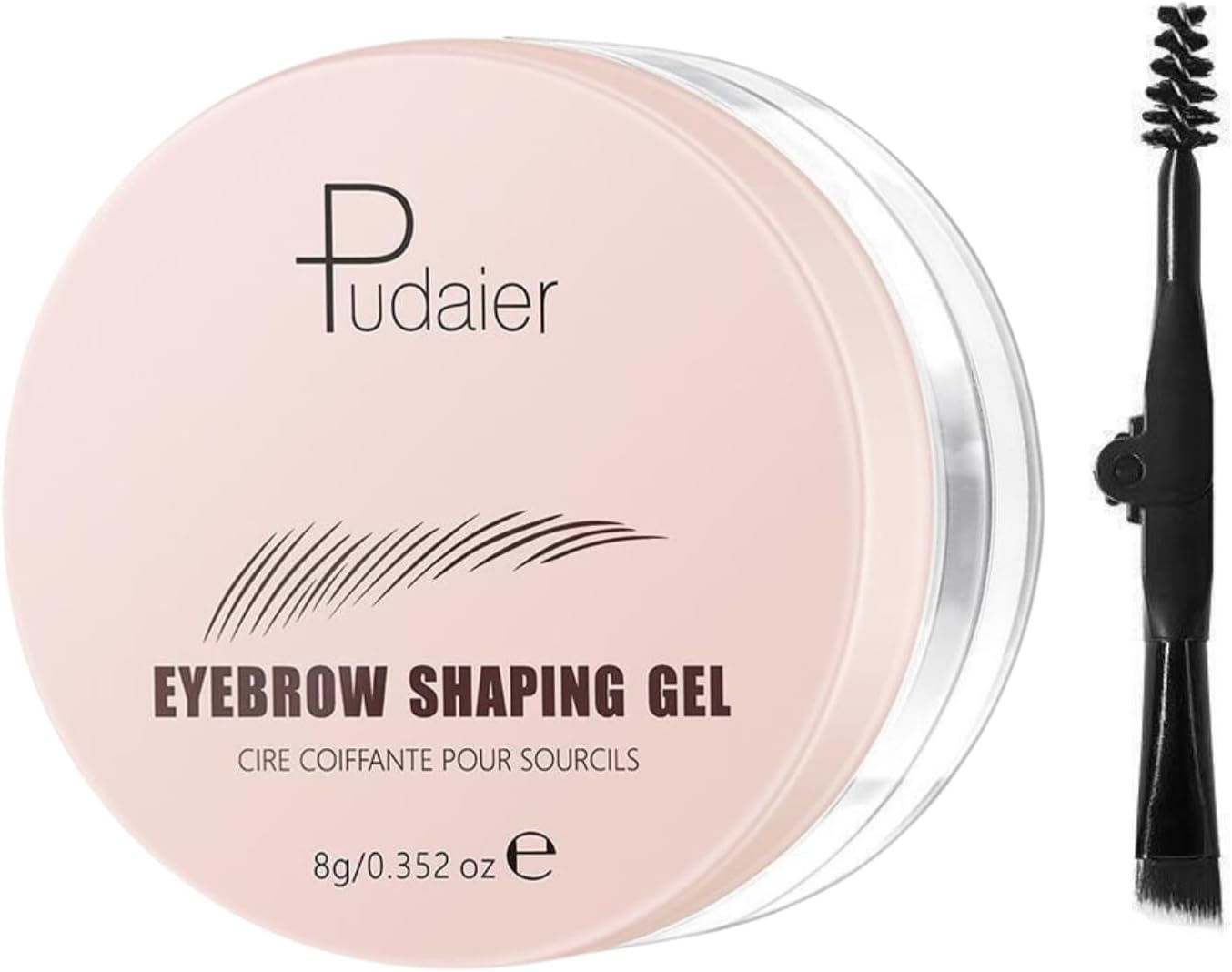 NIKITA.VIVI - Eyebrow Shaping Gel | Eyebrow Wax, Brow Cream Clear Brow Shaping Gel for Firm Brows With Brush | Waterproof, Quick-Drying Eyebrow Makeup | Brow Styling Gel for Feathery Eyebrows | 8g