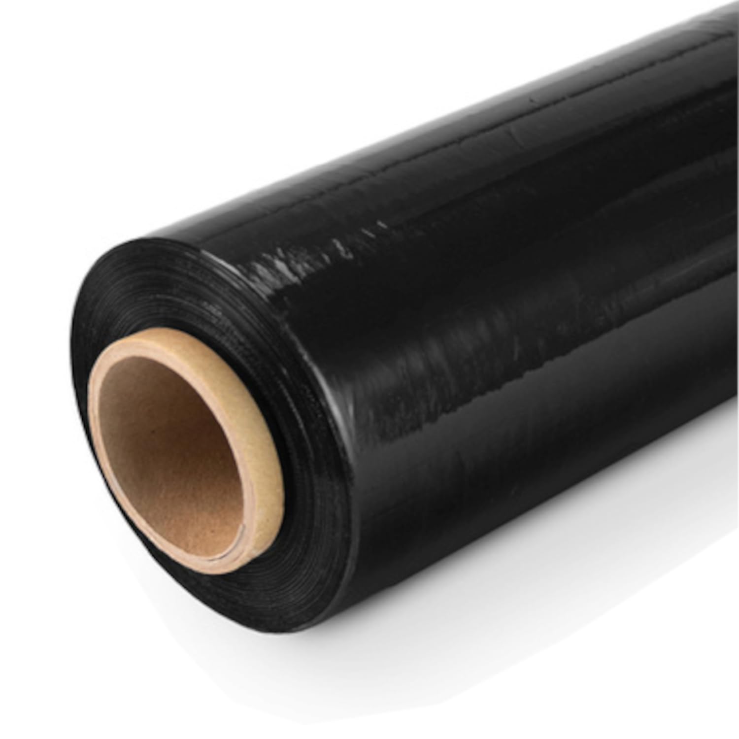 6 Rollen Stretchfolie Schwarz 23my 2,5kg 500mm Handstretchfolie Stretchfolienrolle Palettenfolie Umzugsfolie Strechfolie Wickelfolie - gedeht über 350m Länge - Folie für Möbel - Folie für Umzug