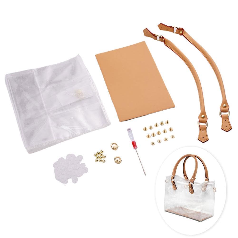 Kit DIY Pour Fabriquer Un Sac à Main En PVC Transparent - Loisir Créatif Cadeau Pour Maman, Amie, Enfant