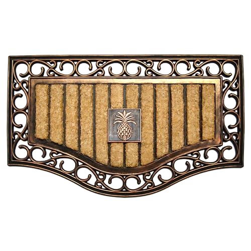 A1HC Natural Coir and Rubber Door Mat, 18