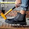 Safety Trainers for Men and Women - Waterproof Work Boots With Steel Toe Cap - Lightweight, Breathable Wellington Boots for Construction, Industrial, and Chef Use #5