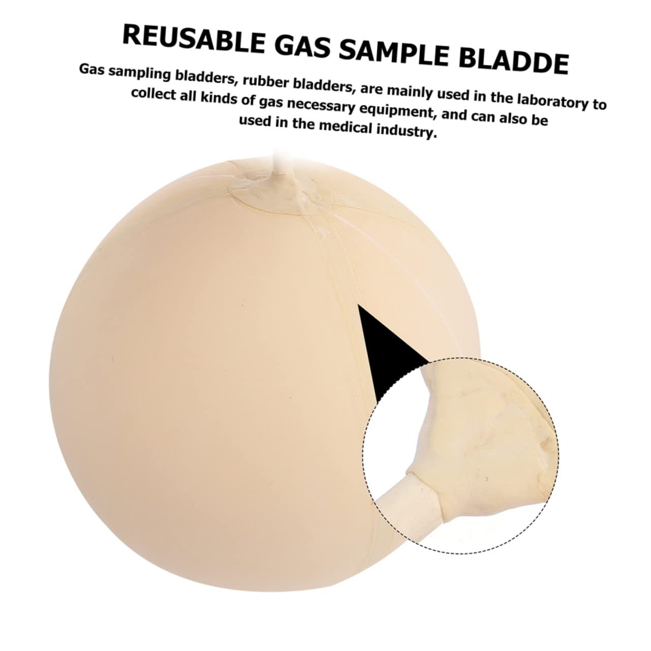 SOLUSTRE Campionatore Di Gas Riutilizzabile Naturale Con Sacca Per Campionamento Strumento Di Campionamento Pratico Per Laboratori e Attività All Aria Aperta