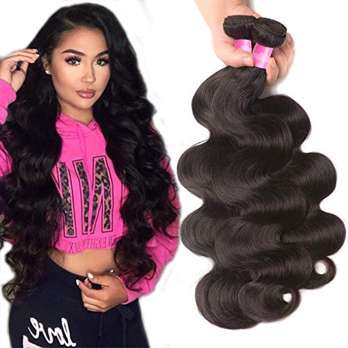 10A Grade Brazilian Body Wave Human Hair Bundles 16 18 20inch Brazilian Hair 3 Bundles Virgin Unprocessed Body Wave Bundles Weave Hair Human Bundles Brazilian Virgin Hair 3 Bundles