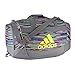 adidas Defender Duffel Bag, Small, Skyler Shock Pink/Grey/Shock Slime/Black