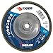 Weiler 50660 Tiger 5/8"-11 Arbor, 6" Diameter, 60 Grit, Zirconium, Phenolic Backing, Angled Abrasive Flap Disc