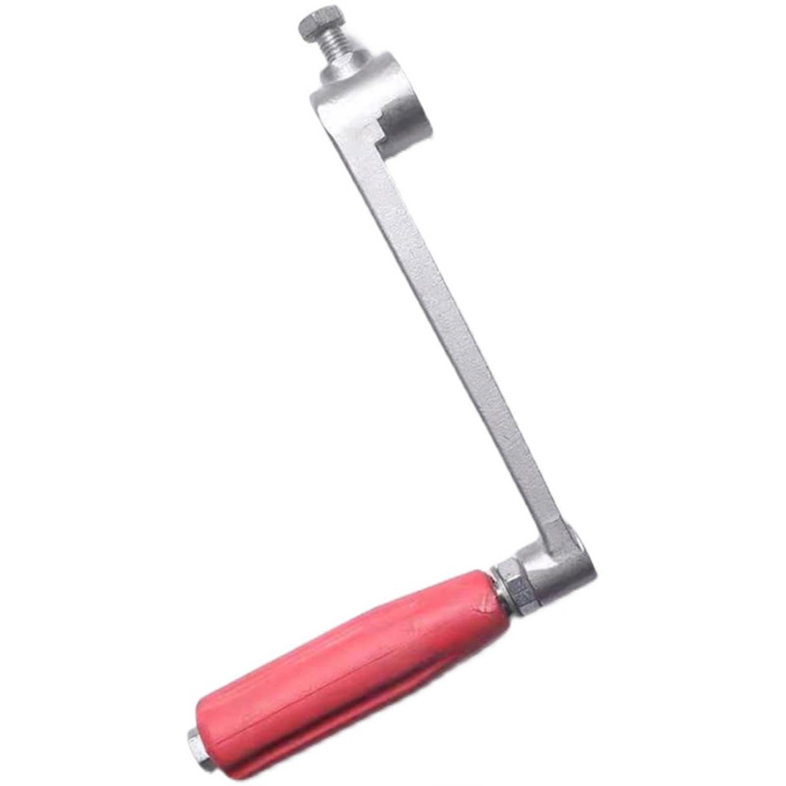 Ergonomischer Honigschleuder Griff Aus Aluminium mit Bequemer Handhabung Schnelle Installation Robustes Material für Und Honigernte, Lochdurchmesser 12
