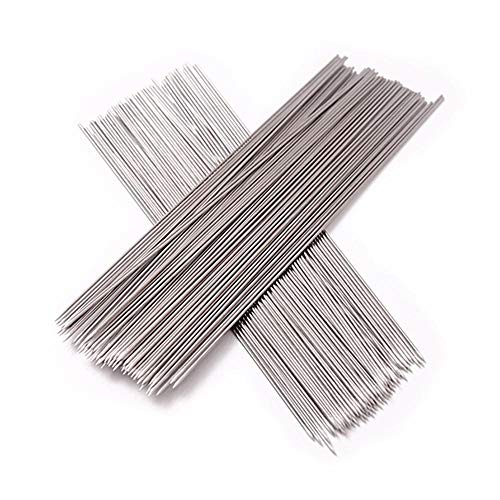 LPNJLALA 10 Pcs Barbecue Needle Stainless Steel Barbecue Grilling BBQ Needles Sticks Skewers Silver