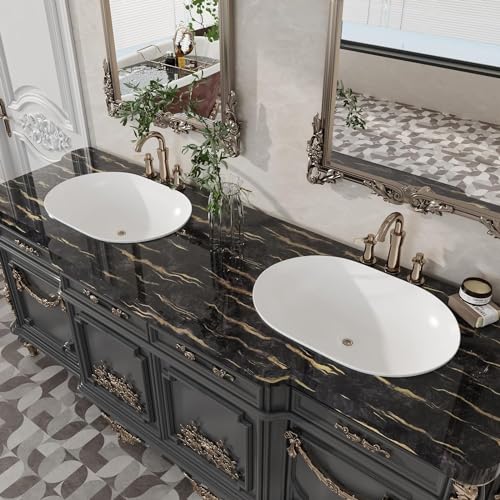 Image of Black Marble Wallpaper | Decorative for Cabinets Countertops Kitchen,Shelves | Self Adhesive | Film Peel and Stick | Waterproof | Removable | Easy to Cut & Use | Vinyl | 16 X 78 Inch
