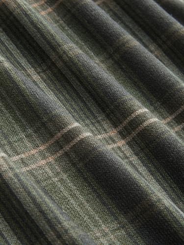 CIDER Plaid Midi Dress Ruched Scoop Neck Sleeveless Tartan Checks Casual Bodycon Dress4