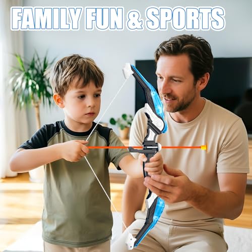 Arc et flèche pour enfants garcon fille 4-12 ans kit jouet extérieur