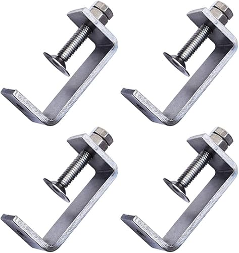 BOLWHAO Abrazaderas de madera con abrazadera en C de acero inoxidable, abrazadera en forma de tigre resistente con aberturas de mandíbula anchas