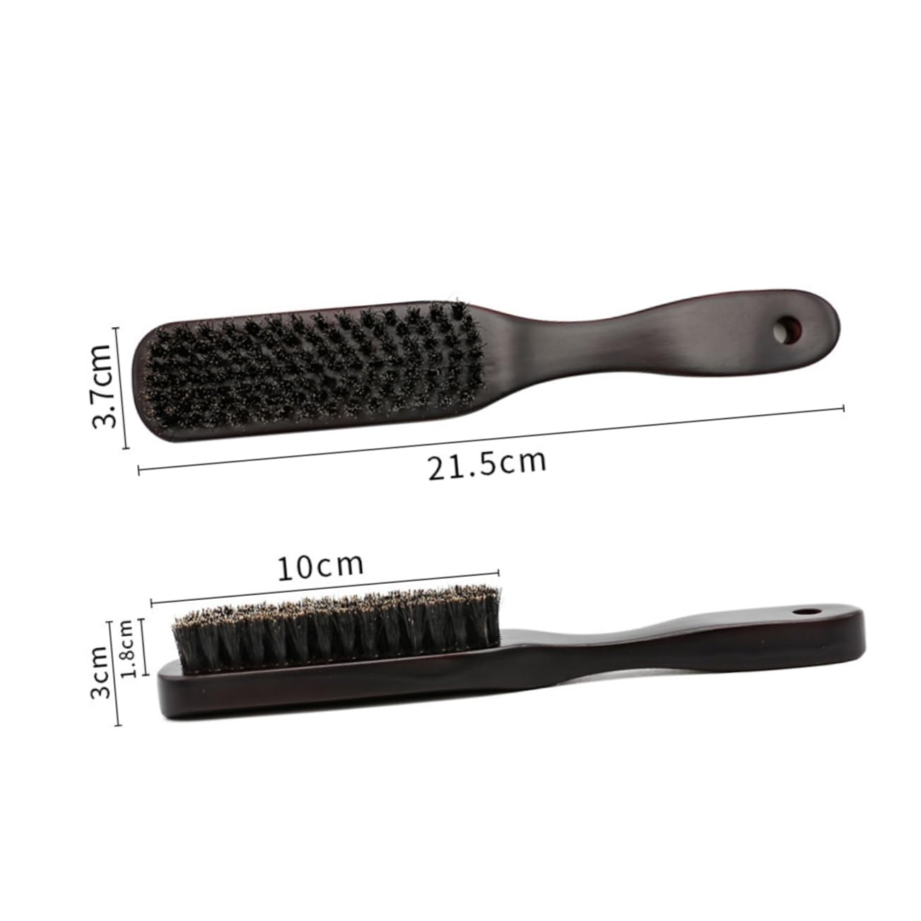 Ipetboom Professional Beard Grooming Comb Men's Beard Brush for Cleaning Styling Wooden Handle Portable for Travel