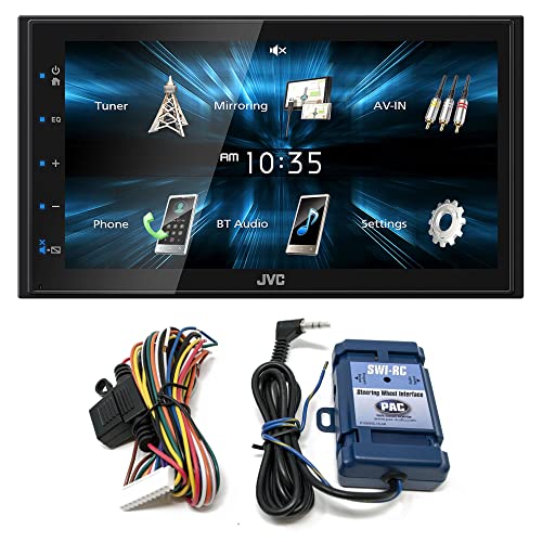 Receptor digital JVC KW-M150BT con pantalla táctil 6.8" miniatura 1