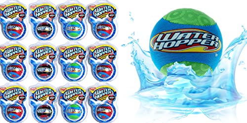 JA-RU Water Hopper Ball Toy Pack (12 Packs) Bouncing Water Skip 880-12s