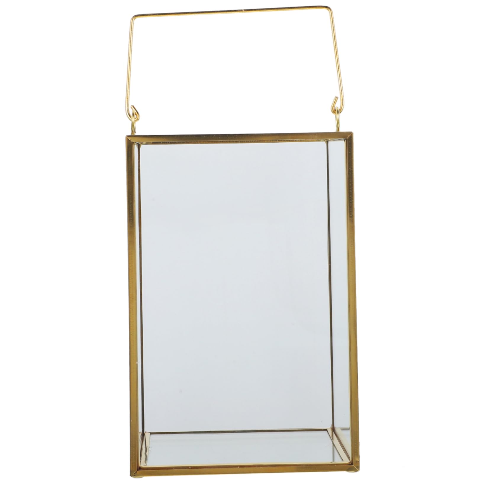 Cabilock Lantern Dining Table Candlesticks Decorative Candle Holder Geometric Candle Retro Decor Makeup Brush Holder Wedding Table Decor Plant Bracket Square Banquet Vase Glass Household