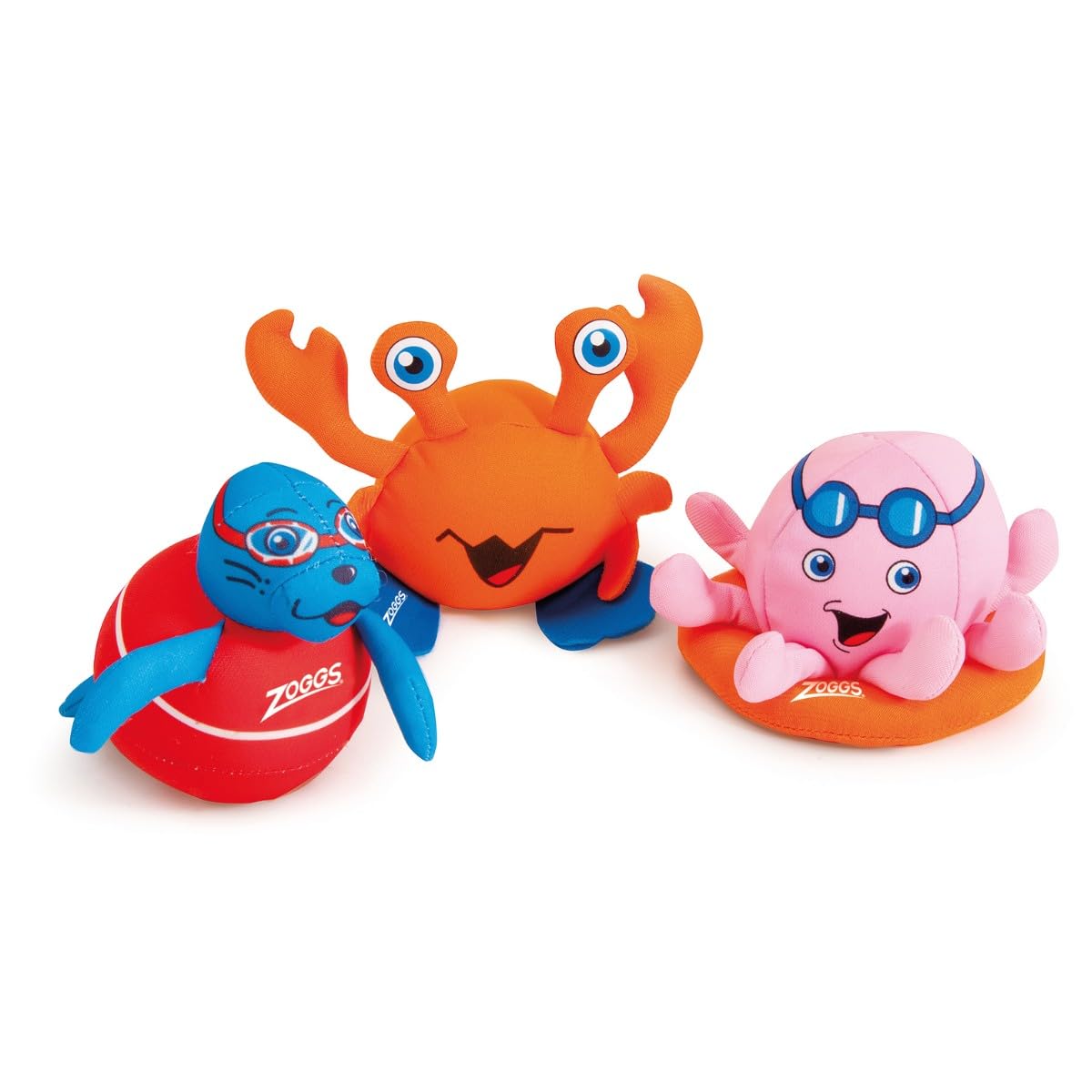 Zoggs Kids Water Toys Soakers Set of 3 Colourful Characters - Multicolour, Above 3 Months