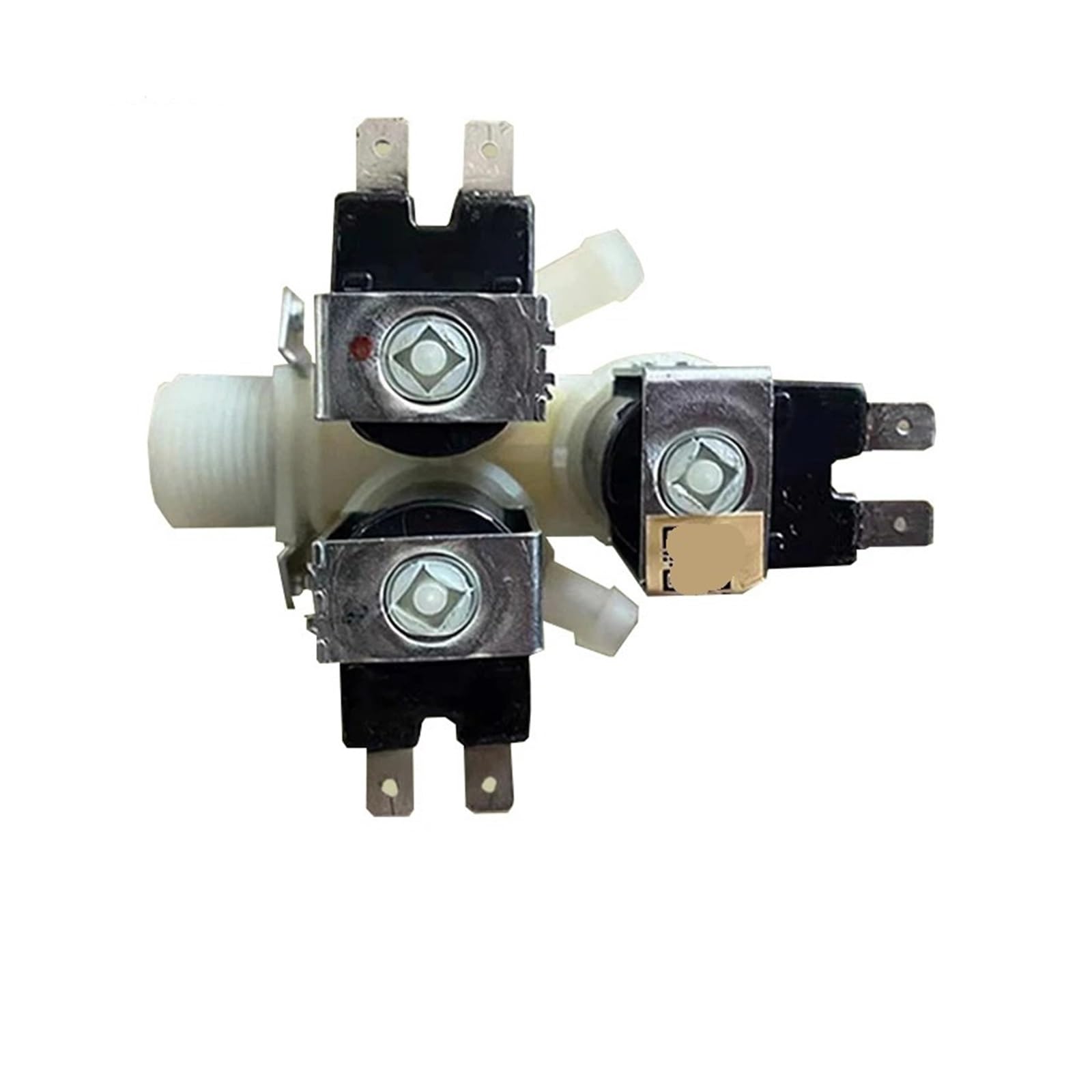 Valvola di Ingresso dell'Acqua a 2/3 Teste, Compatibile con Midea, | Rondella Tamburo FPE 005G FPS 270B 5220FR2075B 5220FR1251E(FPS 180A)