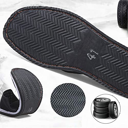 Chinese Kung Fu Shoes, Men Slip-On Martial Art Tai Chi Kung Fu Chinese Traditional Old Beijing Shoes, Fashion Qigong Trainerss Rubber Sole Black, Can Walk in The Garden and Trail3