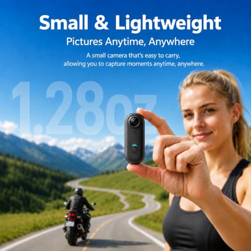 Image of JETO 4K Mini Body Camera 64GB, EIS Motorcycle POV Action Camera | 150 Wide Angle, WiFi App Live View, Magnetic Clip-On Wearable Cam with 100FT Waterproof Case