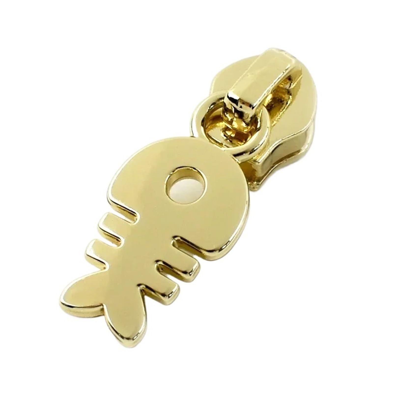 10 Cursori for Cerniere 5# for Borse for Indumenti Con In Nylon, Sostituiscono I Kit Di Riparazione Della Testa Dell'estrattore Accessori Hardware Fai Da Te(XP071-LightGold)