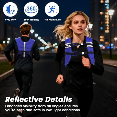Image of Weighted Vest Woman 6 /8 /12 /16 /20 /25 /30lb Weight Vest for Women Men Body Weight Vests for Walking Strength Training Running Workout Jogging Fitness