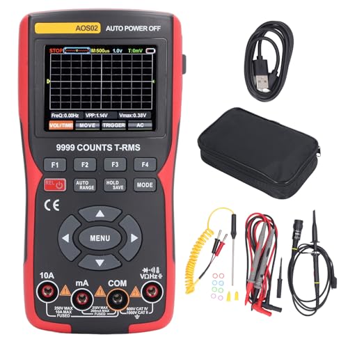 Handheld Portable Oscilloscope Multimeter 2 in 1 Dual Digital Electrical Tester