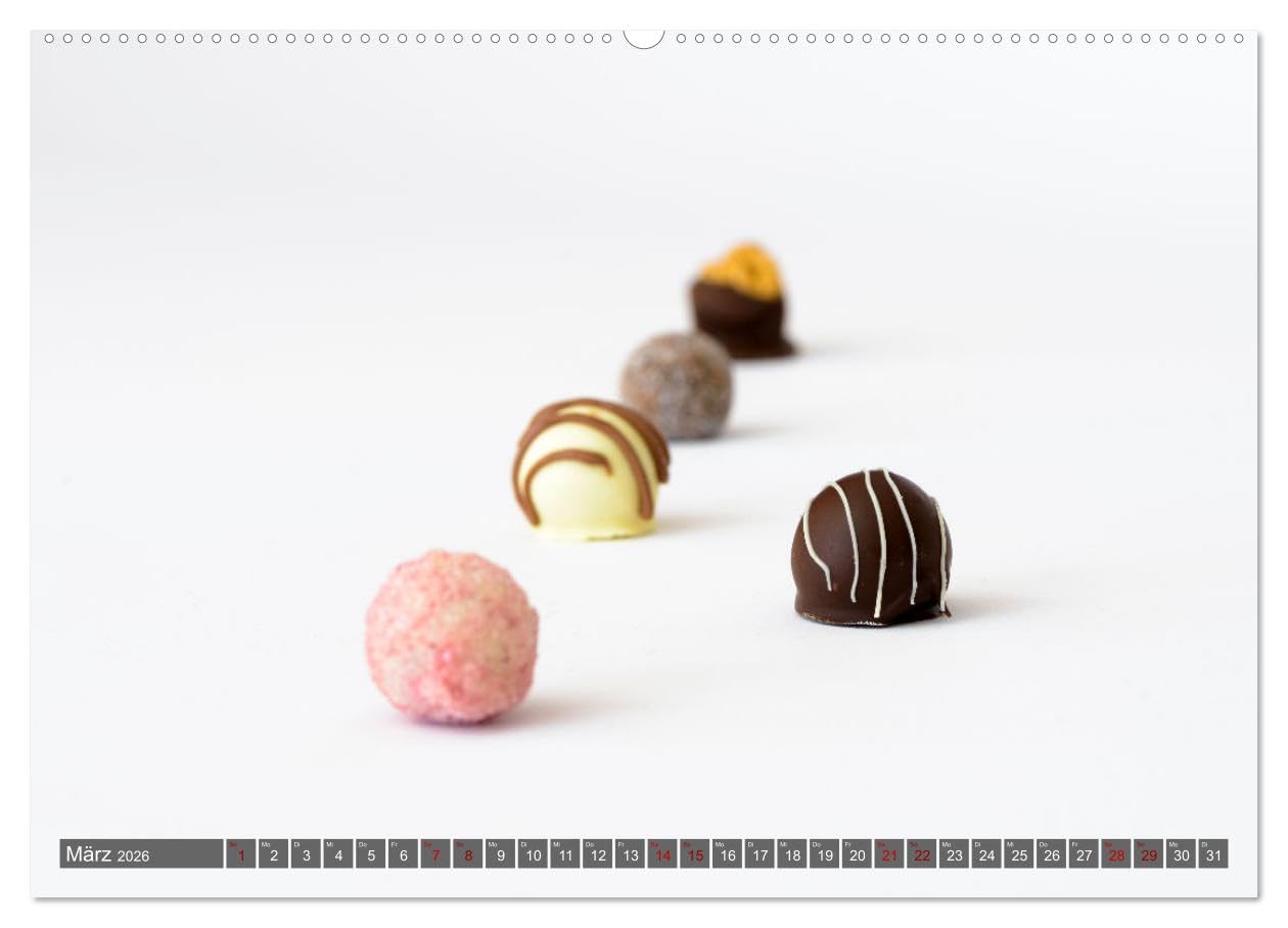 Süsses aus PETRAsKÜCHE (Wandkalender 2026 DIN A2 quer), CALVENDO Monatskalender: Süße Kleinigkeiten appetitlich aufbereitet.