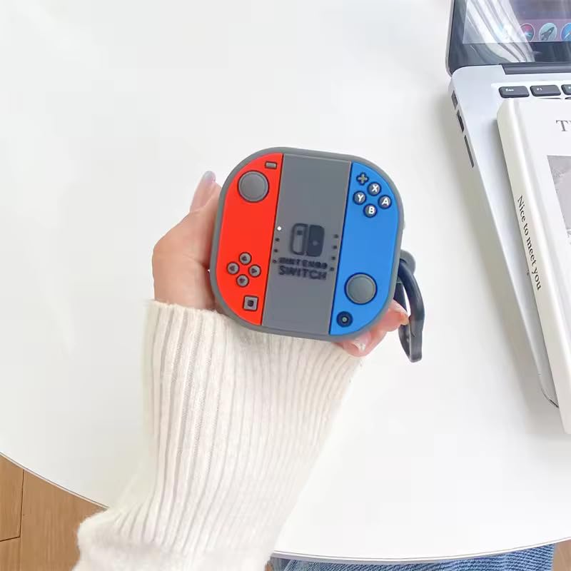 Image of Valente Silicone Case Cover for Samsung Galaxy Buds FE (2023), Buds 2 Pro (2022), Buds 2 (2021), Buds Pro (2021), and Buds Live (2020) (Nintendo)