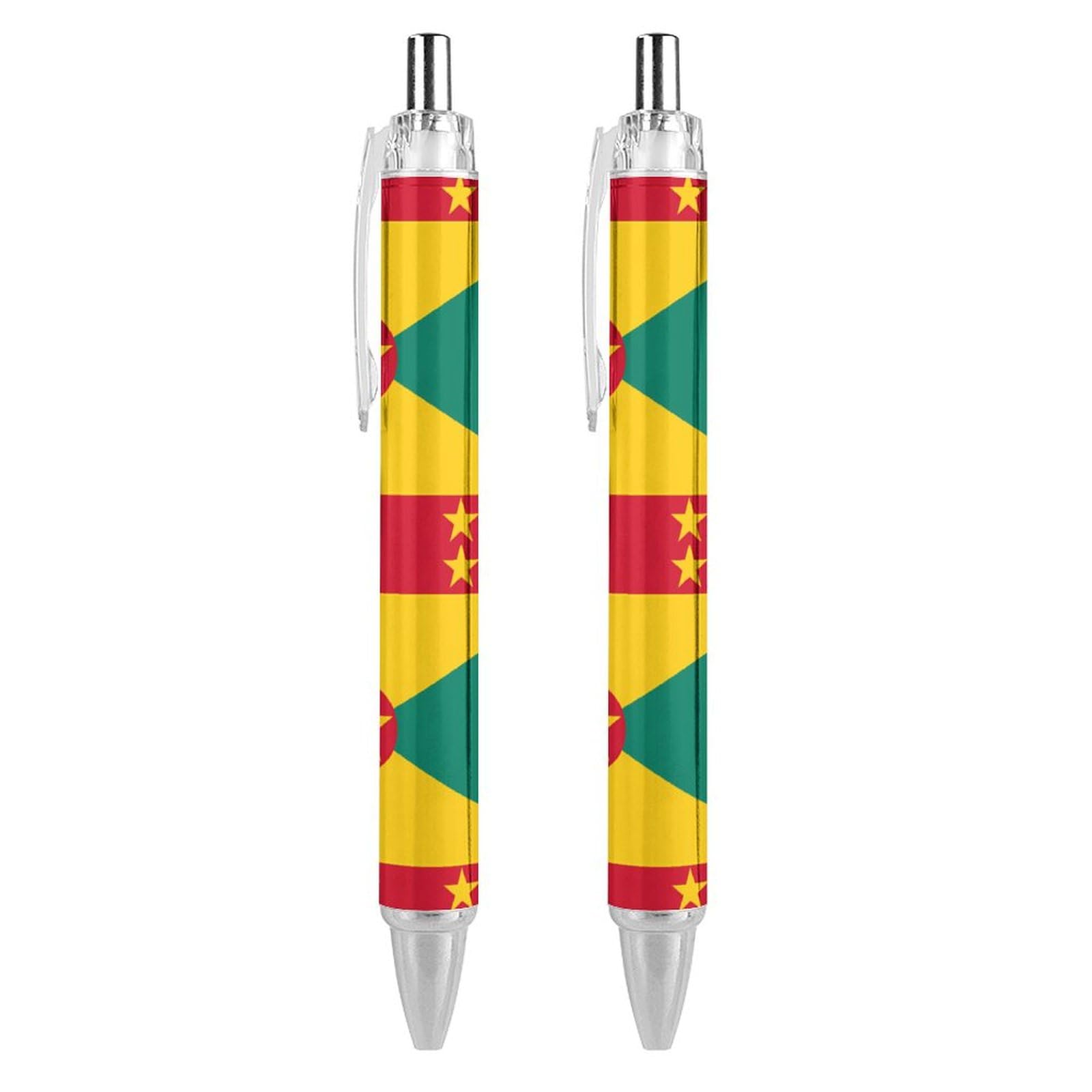 Bolígrafo retráctil de 0.5 mm para suministros de escritorio de oficina, diseño EE. UU., 4 uds. 8