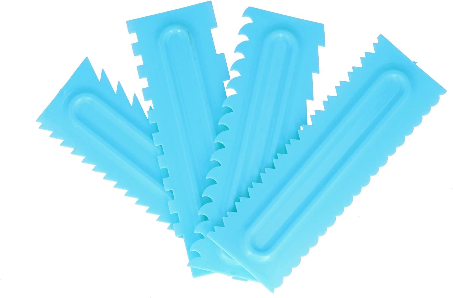 Gaeirt Cream Scraper, B5+B6+B8+B9 Cake Smoother for Cream Cake Dough, Cheese, Chocolate for Scraping Shoveling Chopping