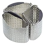 MasterClass Saucepan Divider Baskets, Stainless Steel Saucepan Divider, Pan Divider Set of 3, 20 cm (8''), Silver