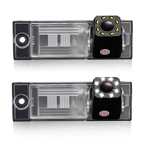 8LED Night Visions Telecamera Inversa luce targa 170 ° Grandangolare HD Color Impermeabile Posteriore per Hyundai Tucson IX35 from 2005 to 2014
