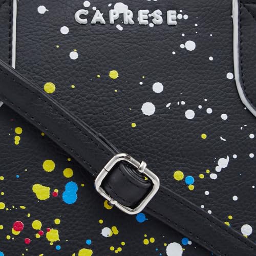 Image of Caprese Splash Satchel Bag, Small | Stylish Printed Handbag for Women with Adjustable & Detachable Sling Strap | Magnetic Snap & Zipper Closure | Ideal for Office & Daily Use