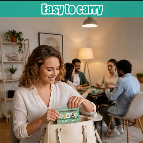Mahjong Line Finder Card Guide 4PCS miniatura 7