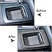 UYUYU Car Rear Row Storage Box Frame Carbon Fiber Decoration Trim for BMW 3 Series E90 E92 E93 M3 2 Door 2005-2013