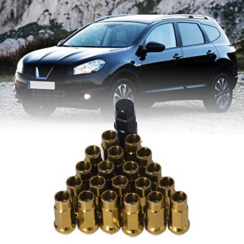 Image of Lug Nuts, Wheel Lug Nut, 20PCS M12x1.25 Metal Wheel Lug Nuts Universal Car Accessories Replacement for