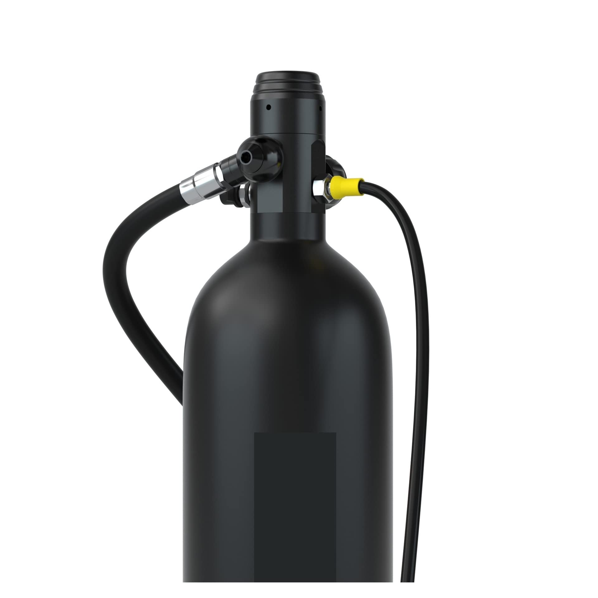 Sprzęt do nurkowania Rozrywka Na Świeżym Powietrzu Respirator Do Nurkowania 2L Pływanie Respirator Do Nurkowania Ratunkowy Respirator Korzystanie z bezpieczniejszego(Nero)