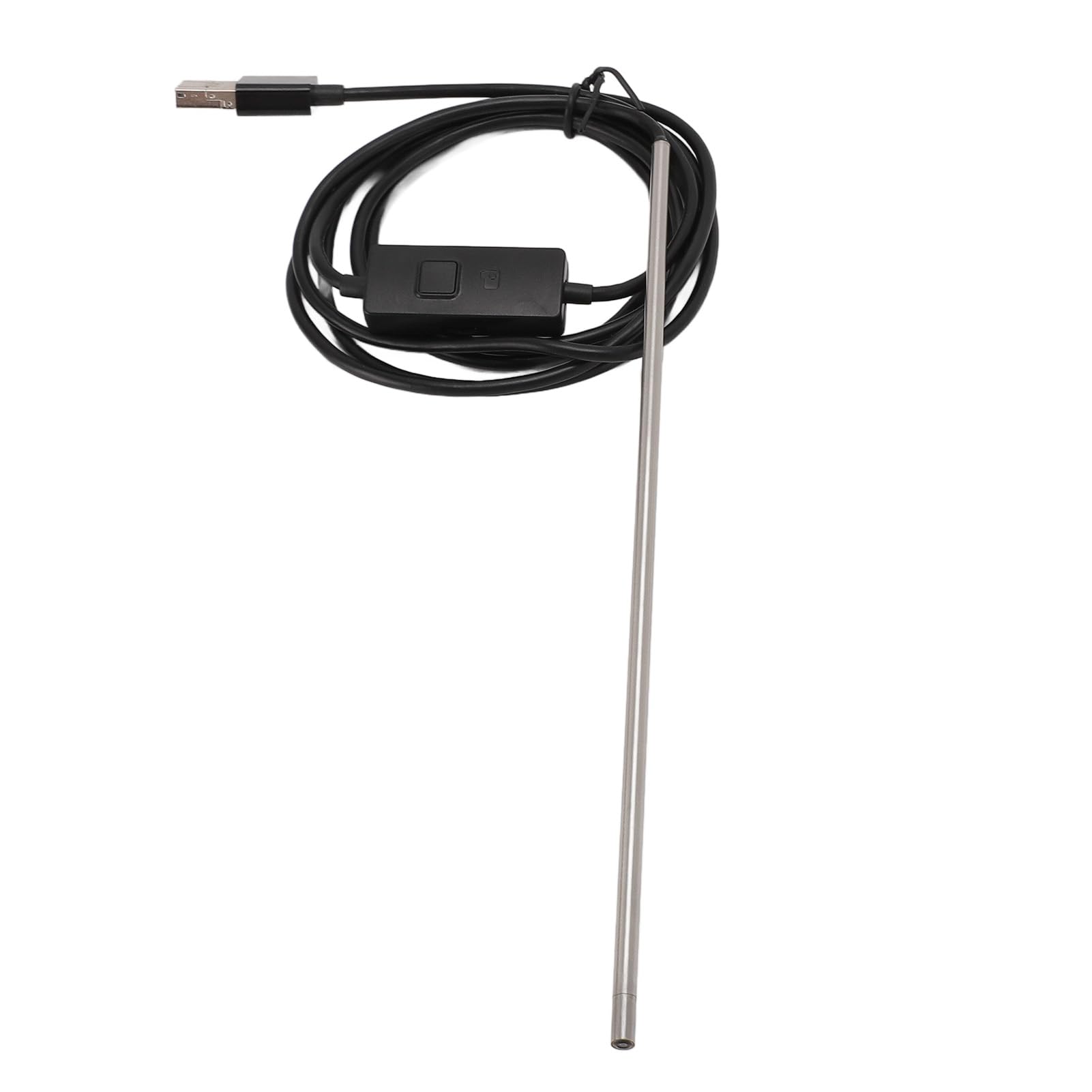 Boroskop Przemysłowy, Endoskop USB HD 720P z 6 Diodami LED i sondą IP67, Idealny do Napraw Samochodowych, Inspekcji Rur Kanalizacyjnych, Telefonu i Tabletu (3.9MM)