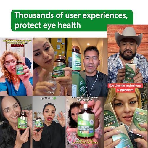 image for zooone- Lutein Eye Vitamins Supplement for Macular Health and Dry Eye,