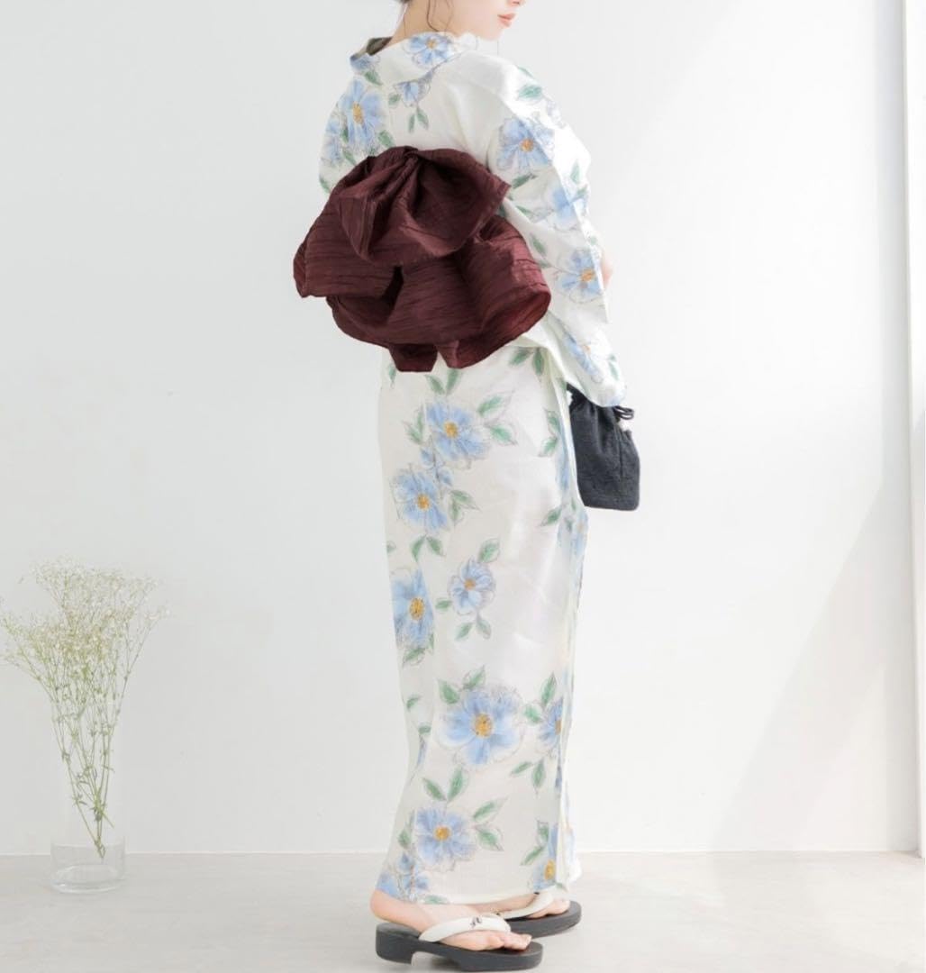 【新品未使用】 dita 涼風の花水木 5点セット パール帯付き dita 浴衣 涼風の花重ね 花柄 浴衣5点セット 【公式通販】