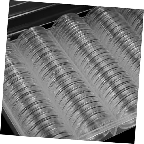 Set de estuches para monedas con cojines internos transparentes miniatura 3