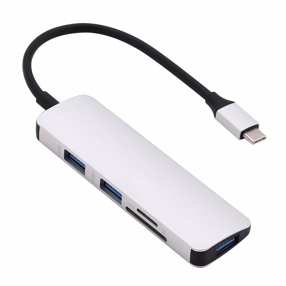Type-C Multi-Port Hub, Tobo USB Type-C Adapter, 3 USB 3.0 Ports and Card Reader,(YS-HUB62)-image-45