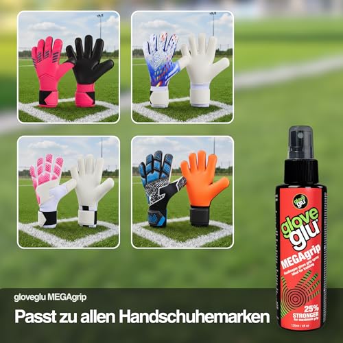 gloveglu MEGAgrip Goalkeeper Glove Grip Spray (120ml)