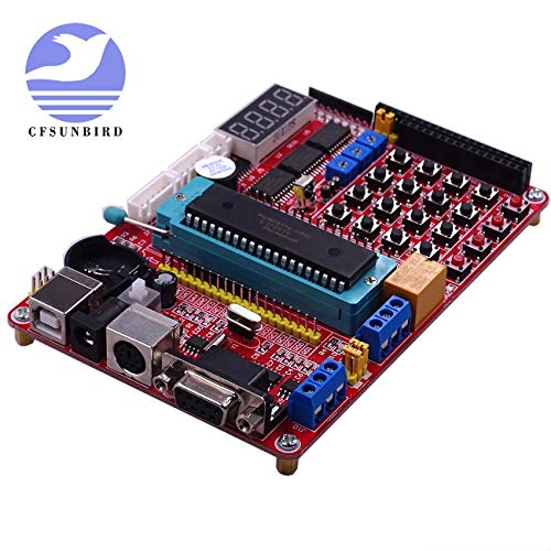 PIC MCU Development Mini System PIC Development Board + Microchip PIC16F877A + USB Cable