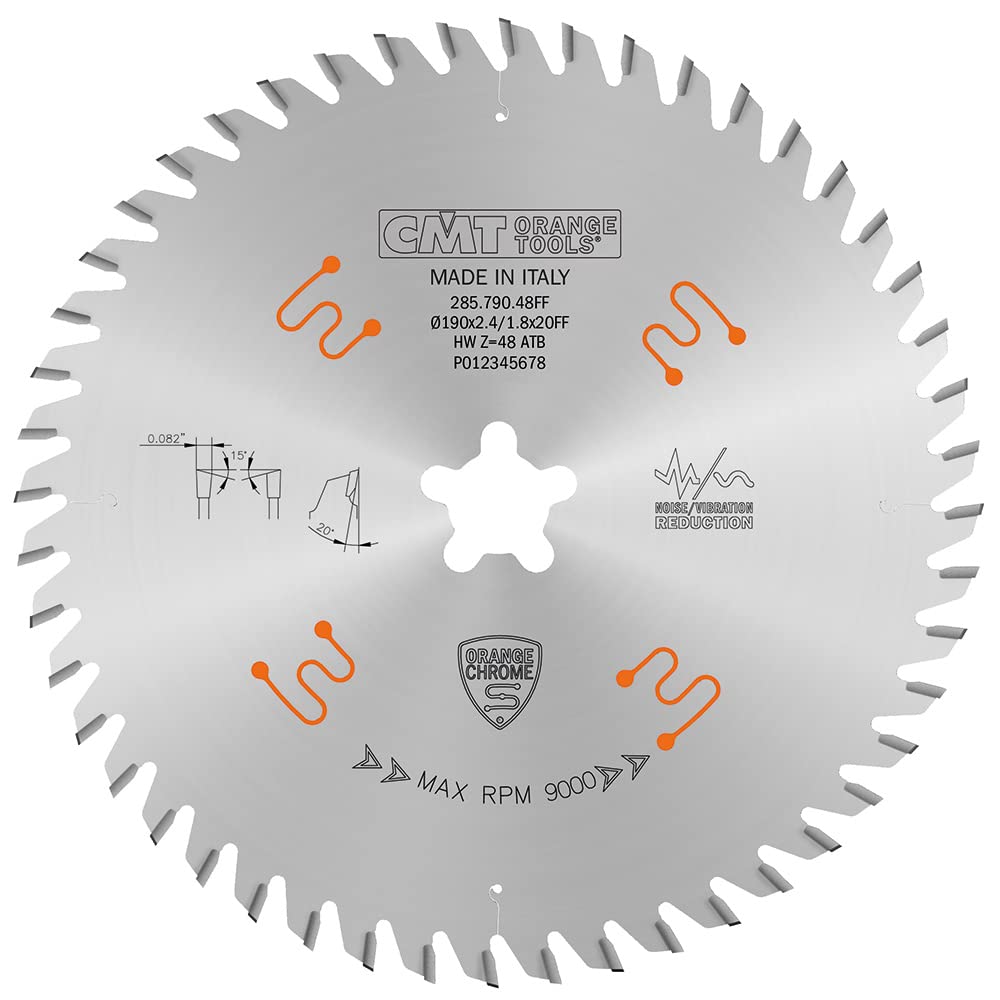 CMT ORANGE TOOLS 285.816.60M OSTRZEŻENIE CHROME HW 216x2.3/1.6x30 Z60 ATB -5NEG