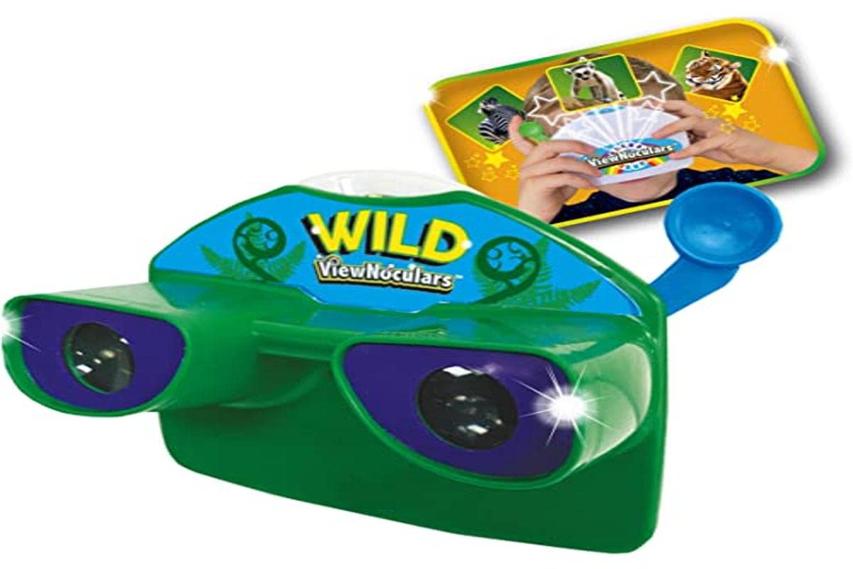 ViewNoclulares Deluxebase Wild Animal Edukacyjny wizjer kołowrotka 3D dla dzieci