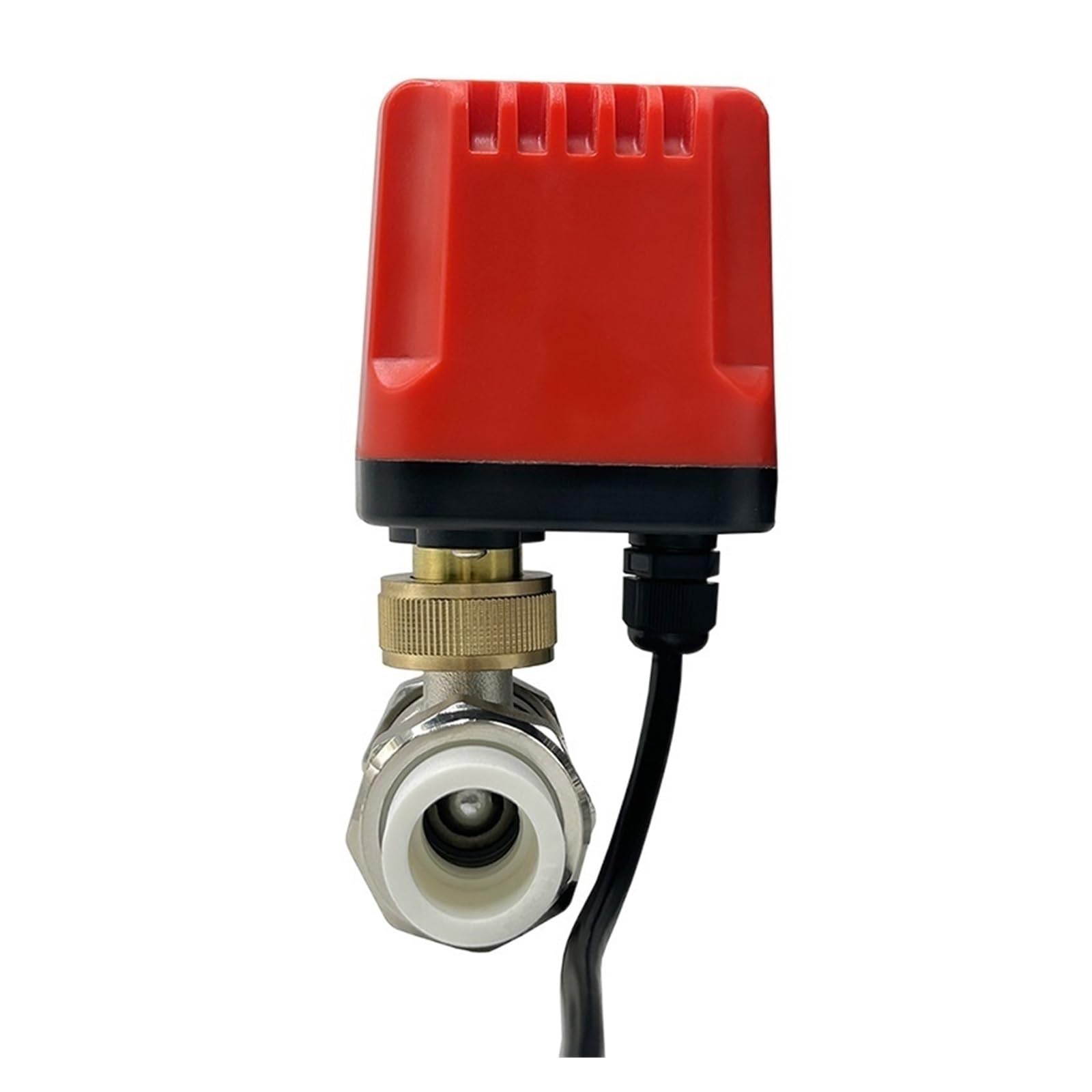 Control grande motorizado de cobre amarillo del metal del esfuerzo de torsión de las vávulas de bola de la prenda impermeable IP65 de la vávula de bola 3 - control del alambre 2 ProteccióN Contra El ó