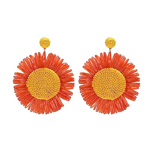 Pendentif en paille de tournesol contre l'inconfort des bijoux