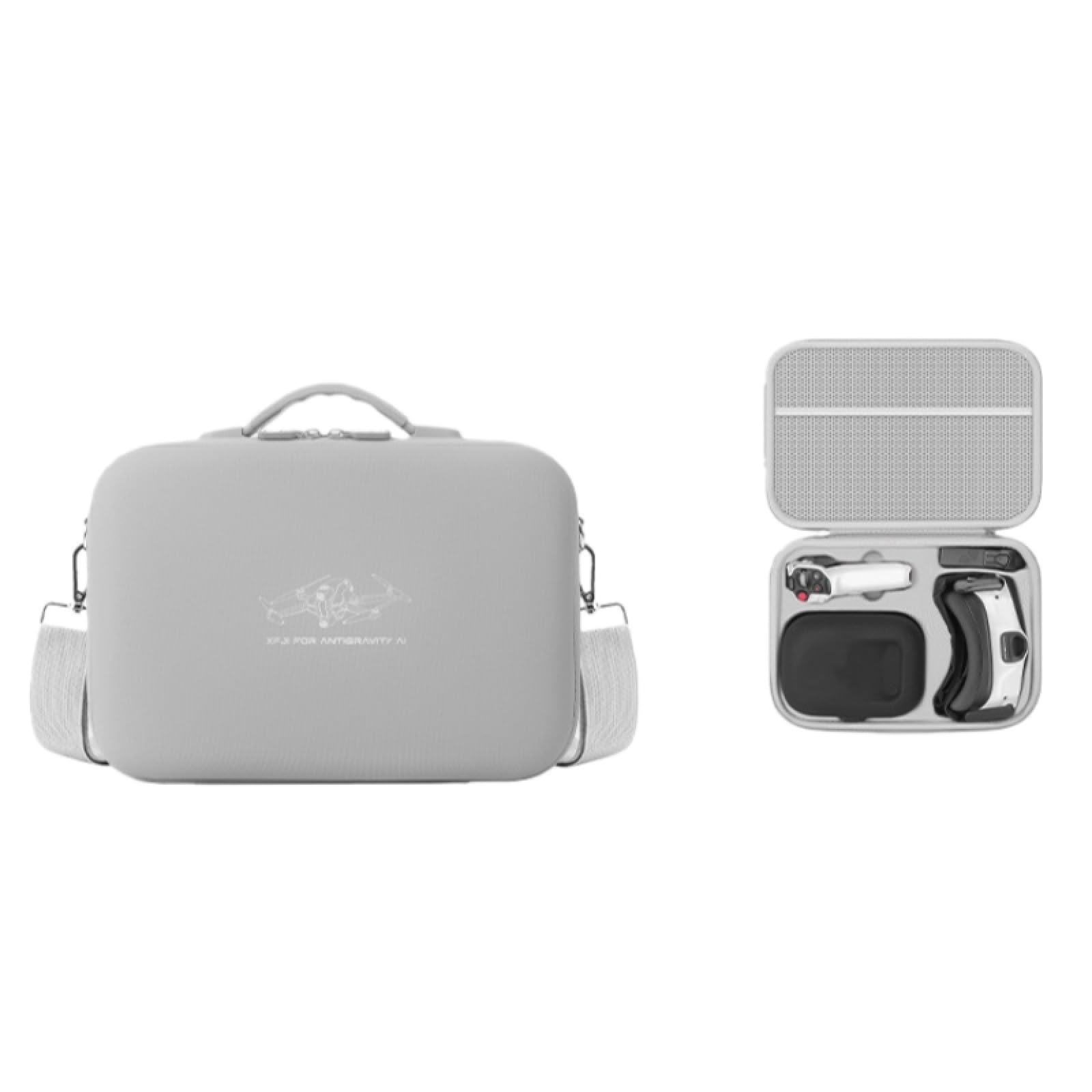 Custodia da viaggio per Antigravity A1, accessori per droni Custodia rigida in PU Organizer da trasporto Custodia a tracolla (Versione standard)